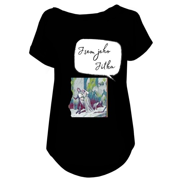 Tričko s potiskem Břetislav a Jitka - pro ni