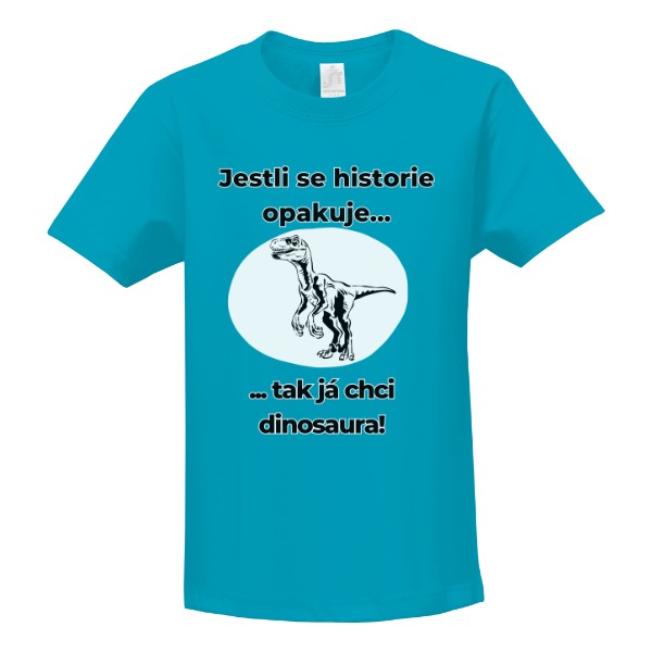 Tričko s potiskem Pro krotitele dinosaurů – děti