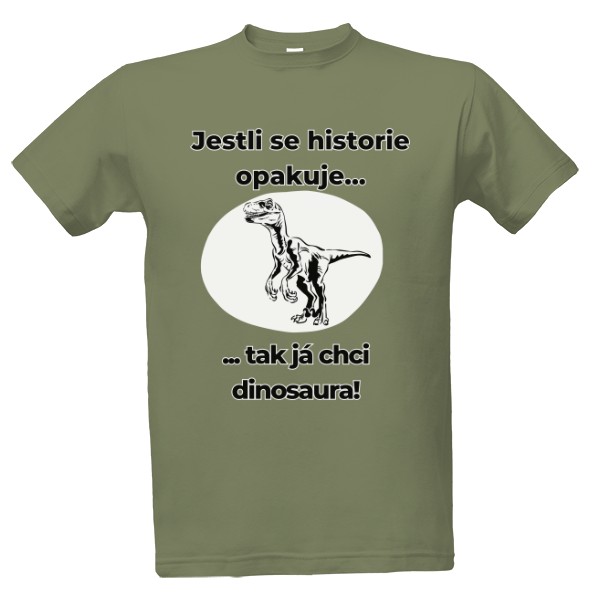 Tričko s potiskem Pro krotitele dinosaurů - pány