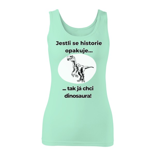 Tričko s potiskem Pro krotitele dinosaurů – dámy