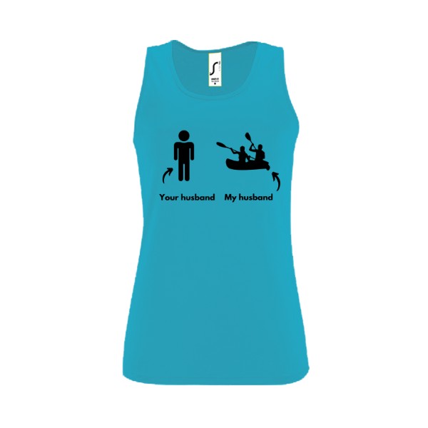 Dámské funkční tílko s potiskem Vodácké párové pro ni