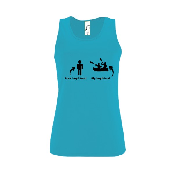 Dámské funkční tílko s potiskem Vodacke párové přítelkyně funkční